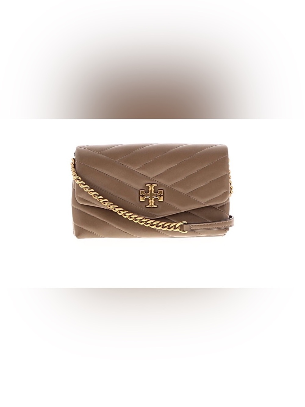 Tory Burch Kira Chevron Crossbody in Sandpiper shade
